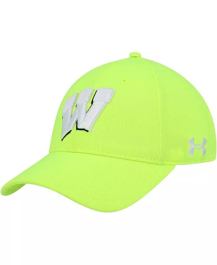 Мужская неоново-зеленая регулируемая шляпа Wisconsin Badgers Signal Caller Performance Under Armour
Мужская неоново-зеленая регулируемая шляпа Wisconsin Badgers Signal Caller Performance Under Armour