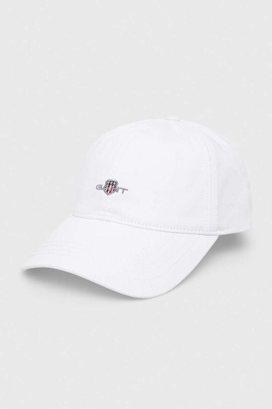 Бейсболка из хлопка Gant, белый
Бейсболка из хлопка Gant, белый