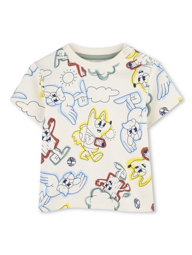 Детская футболка с принтом Timberland, кремовый
Детская футболка с принтом Timberland, кремовый