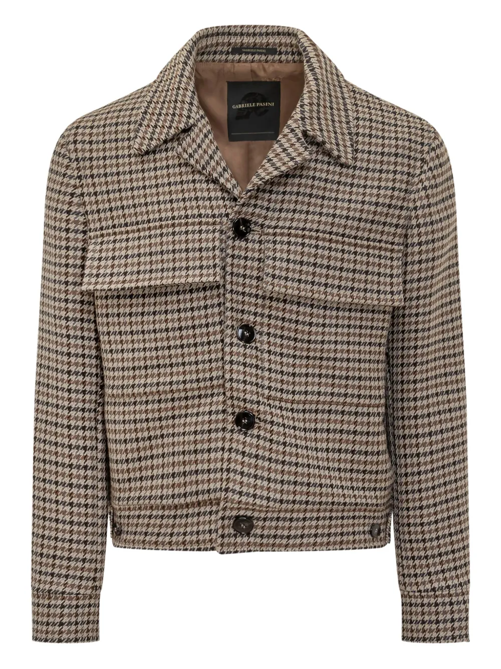 Пиджак в гусиную лапку Gabriele Pasini, коричневый
Пиджак в гусиную лапку Gabriele Pasini, коричневый