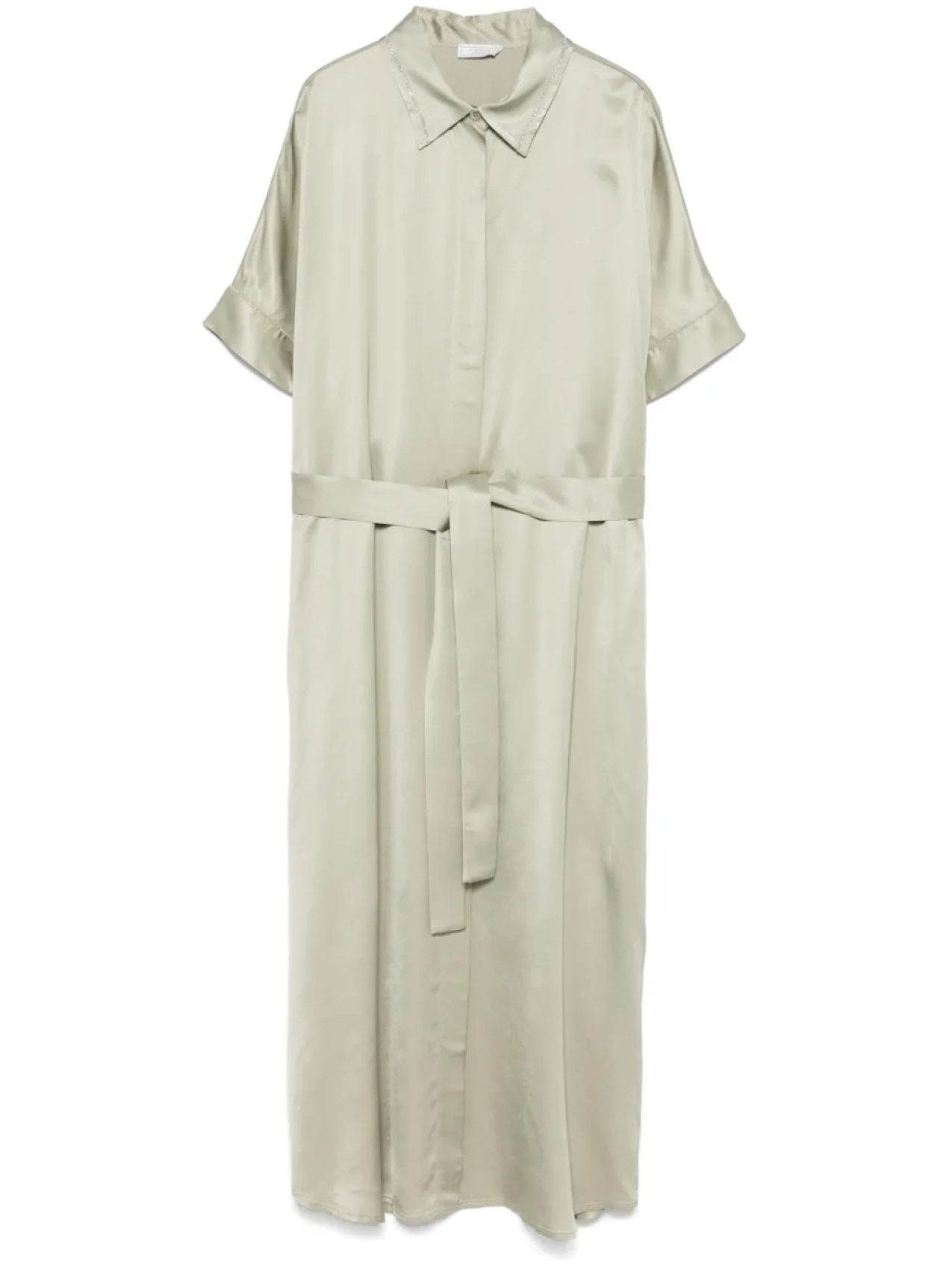 Платье миди из атласа Peserico, зеленый
Платье миди из атласа Peserico, зеленый