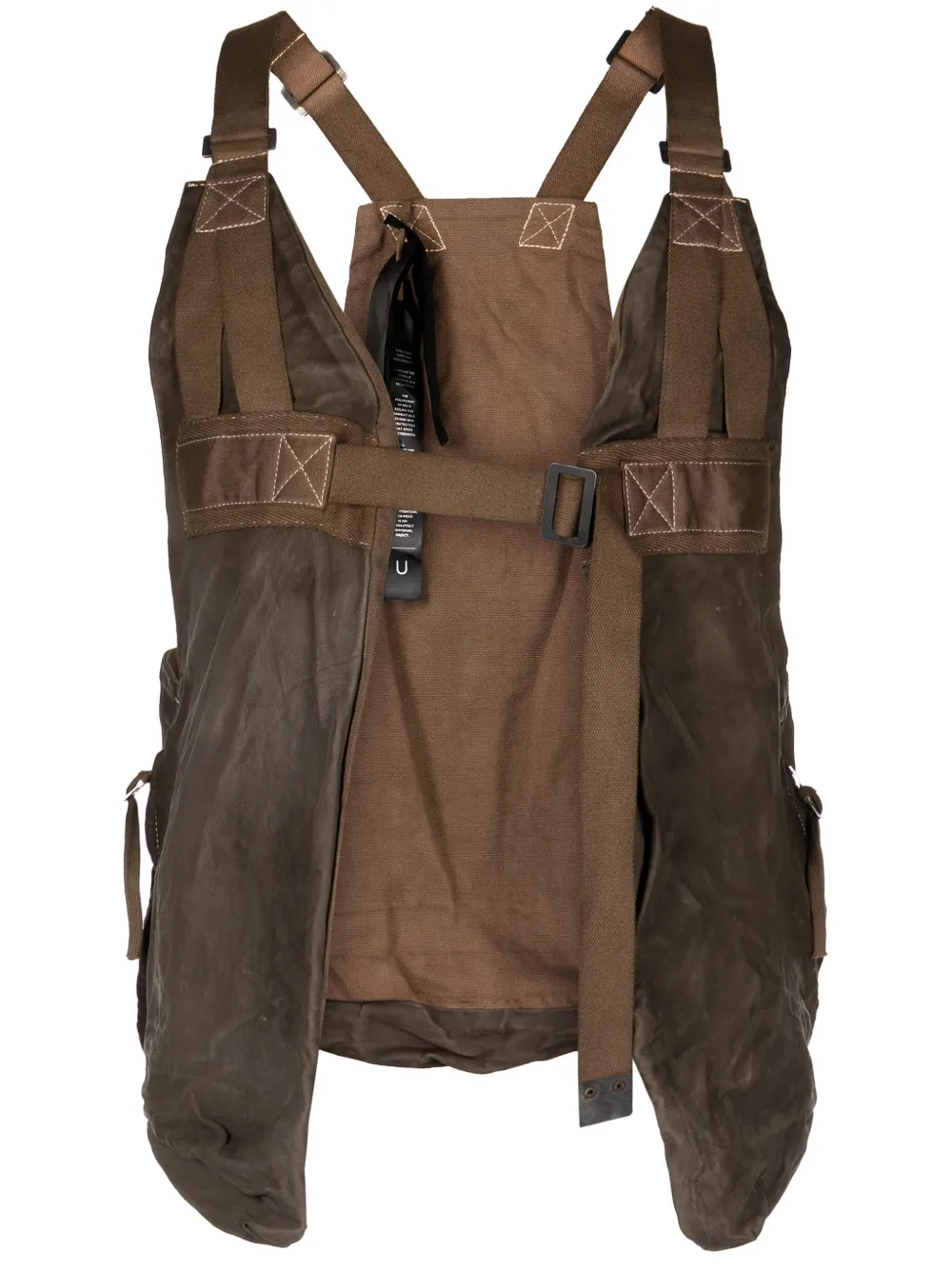 Жилет с пряжками Boris Bidjan Saberi, коричневый
Жилет с пряжками Boris Bidjan Saberi, коричневый