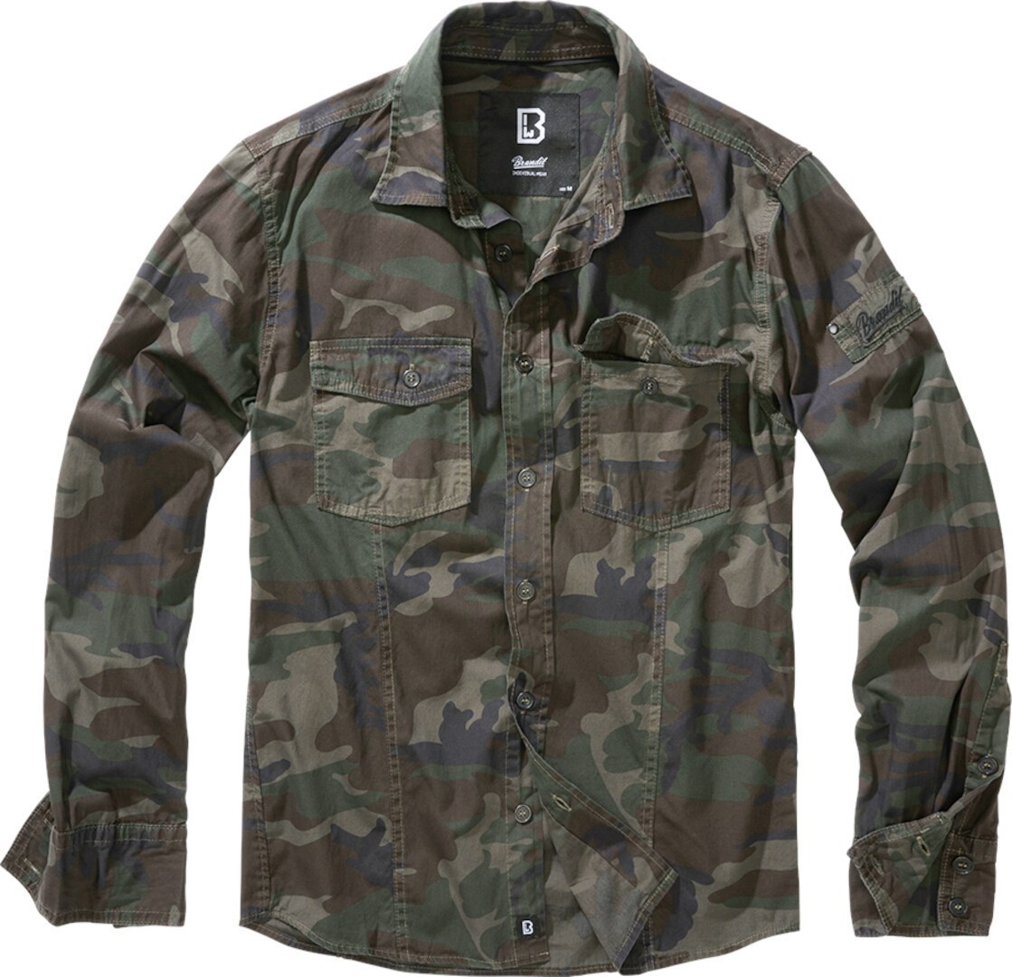 Рубашка Brandit SlimFit Shirt, цвет Woodland
Рубашка Brandit SlimFit Shirt, цвет Woodland