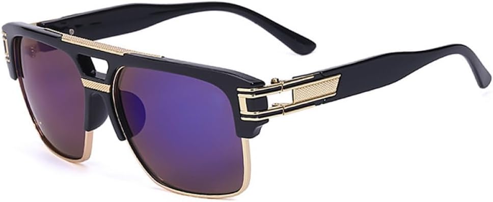 Винтажные квадратные солнцезащитные очки для женщин в стиле стимпанк, мужские ретро-очки в стиле металлик-панк с зеркальными линзами и защитой от УФ-излучения UV400 MTZJH, 1
Винтажные квадратные солнцезащитные очки для женщин в стиле стимпанк, мужские ретро-очки в стиле металлик-панк с зеркальными линзами и защитой от УФ-излучения UV400 MTZJH, 1