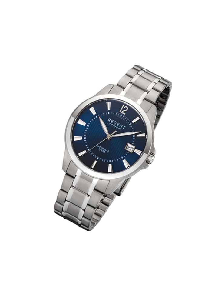 Аналоговые наручные часы Regent из титана, серебристо-серые, средний размер (примерно 39 мм)
Аналоговые наручные часы Regent из титана, серебристо-серые, средний размер (примерно 39 мм)