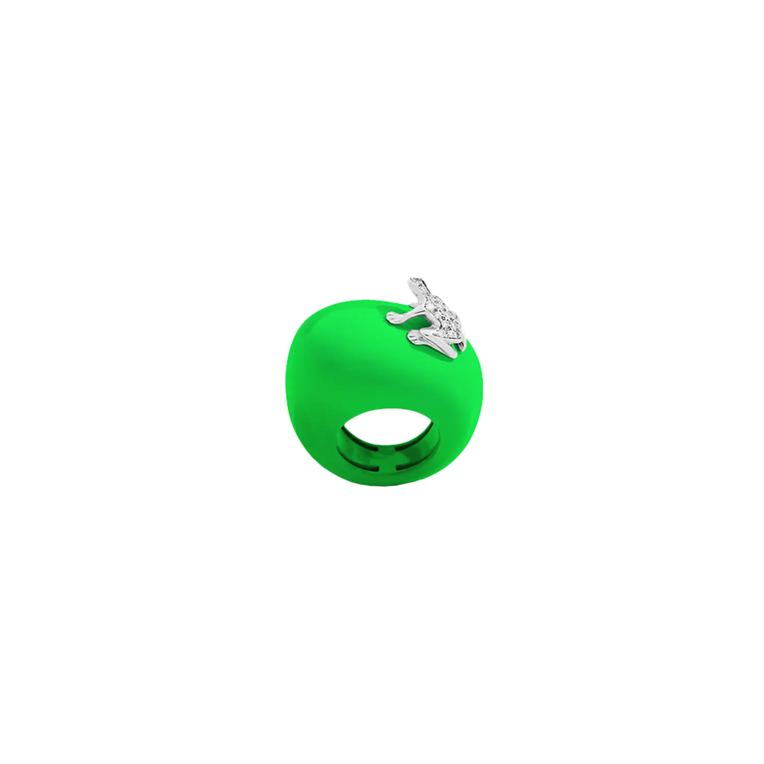 Кольцо Dada Arrigoni Happy frog из белого золота с бриллиантами
Кольцо Dada Arrigoni Happy frog из белого золота с бриллиантами