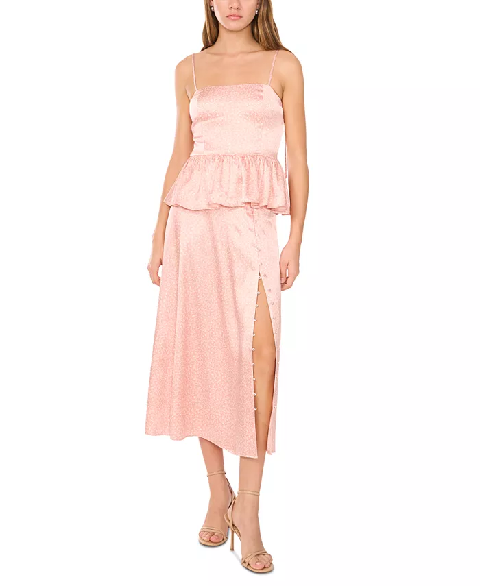 Женская юбка миди с принтом и отделкой на пуговицах 1.STATE, красный
Женская юбка миди с принтом и отделкой на пуговицах 1.STATE, красный