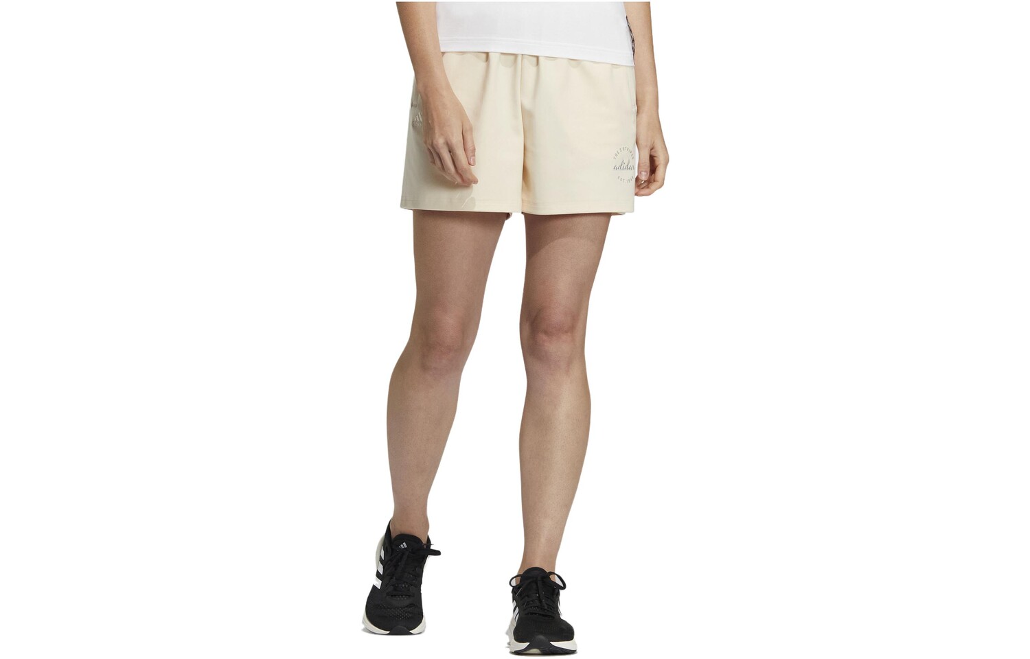 Повседневные шорты женские Off White Adidas, кремовый
Повседневные шорты женские Off White Adidas, кремовый