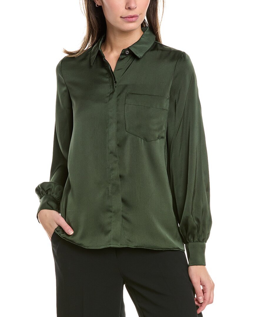 Блуза с воротником Vince Camuto, зеленый
Блуза с воротником Vince Camuto, зеленый