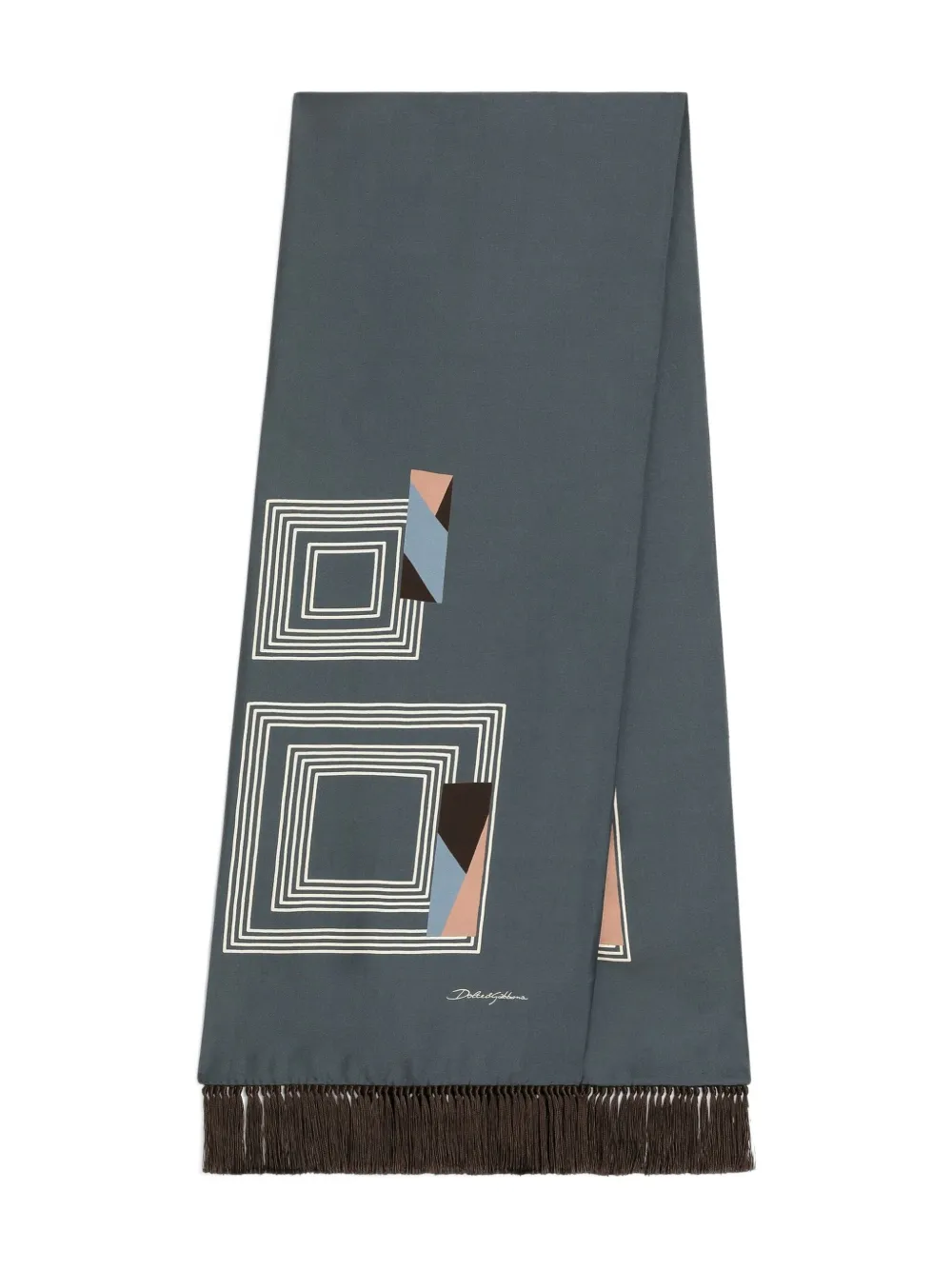 Шарф с геометричным принтом Dolce & Gabbana, серый
Шарф с геометричным принтом Dolce & Gabbana, серый