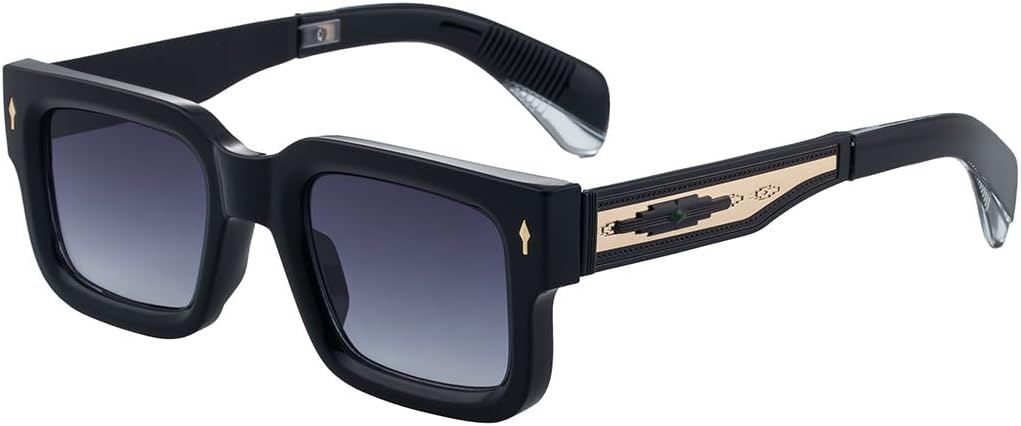 Мужские солнцезащитные очки в стиле ретро квадратной формы высокого класса - европейский и американский модный дизайн, устойчивые к УФ-излучению, для активного отдыха - 2 шт GJKTFNJIF, 2
Мужские солнцезащитные очки в стиле ретро квадратной формы высокого класса - европейский и американский модный дизайн, устойчивые к УФ-излучению, для активного отдыха - 2 шт GJKTFNJIF, 2