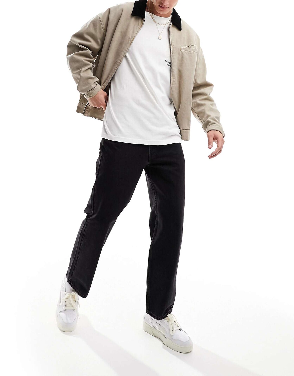 Черные свободные джинсы прямого кроя Levi's 565 '97
Черные свободные джинсы прямого кроя Levi's 565 '97