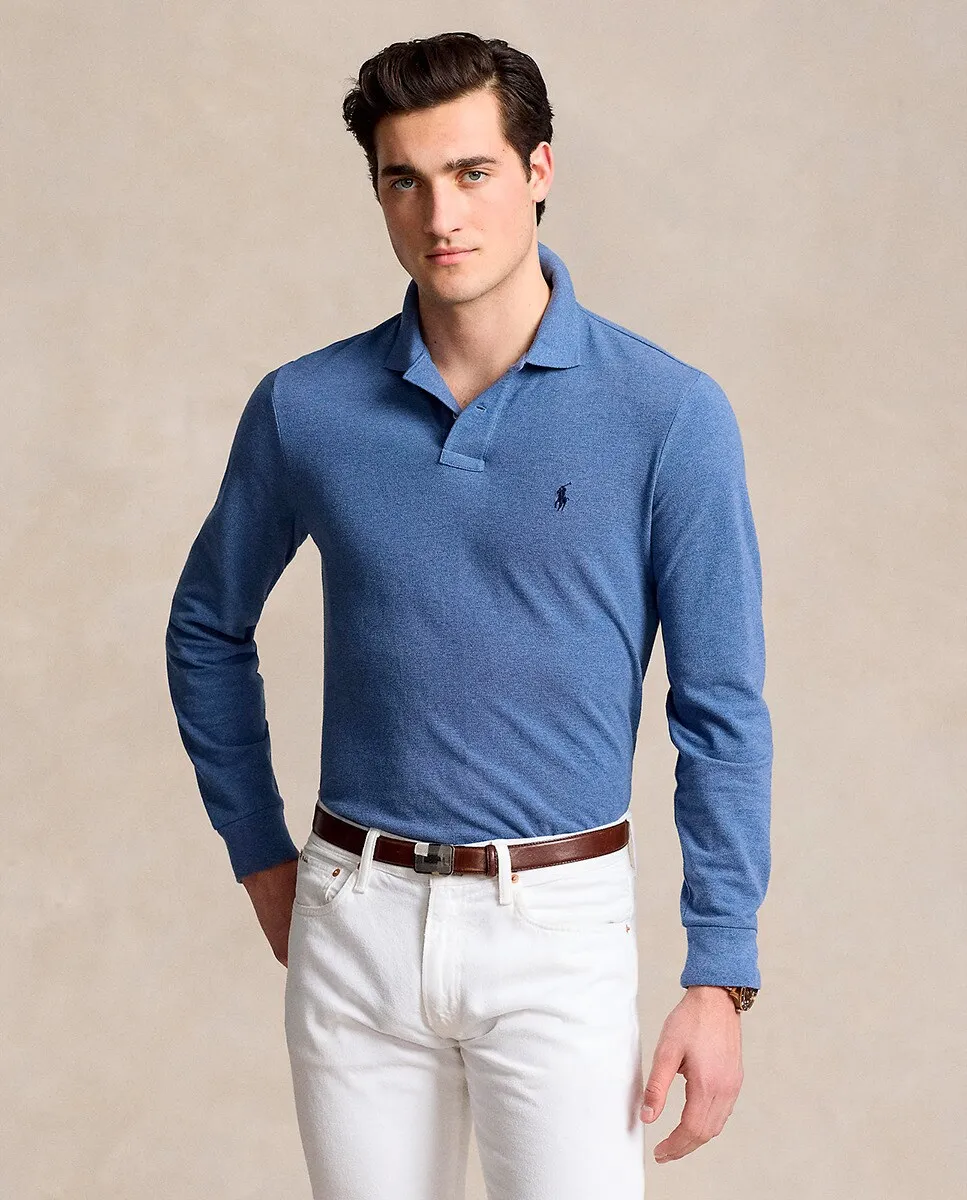 Мужская рубашка-поло стандартного кроя из хлопка Polo Ralph Lauren, цвет Azul Luminoso
Мужская рубашка-поло стандартного кроя из хлопка Polo Ralph Lauren, цвет Azul Luminoso