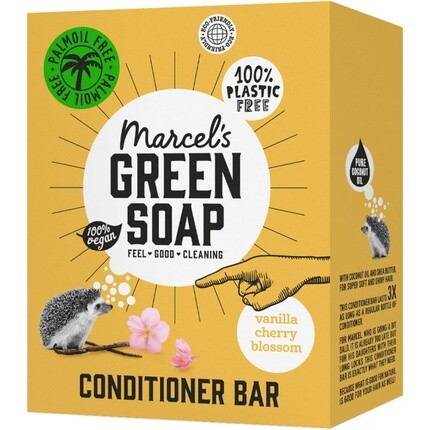 Marcel's Green Soap Кондиционер для волос с ванилью и вишневым цветом, экологически чистый, 60 грамм
Marcel's Green Soap Кондиционер для волос с ванилью и вишневым цветом, экологически чистый, 60 грамм