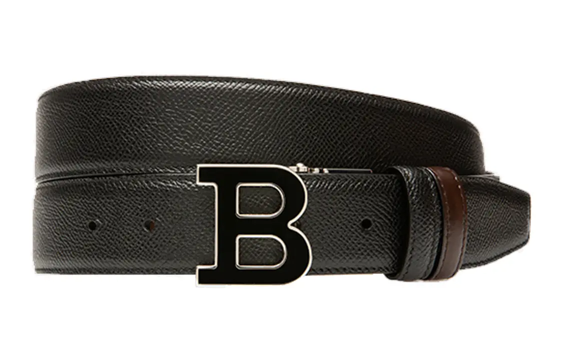 Дизайн с буквенным логотипом Мужские ремни из гладкой коровьей кожи с пряжкой Черный Ширина 3,5 см BALLY
Дизайн с буквенным логотипом Мужские ремни из гладкой коровьей кожи с пряжкой Черный Ширина 3,5 см BALLY