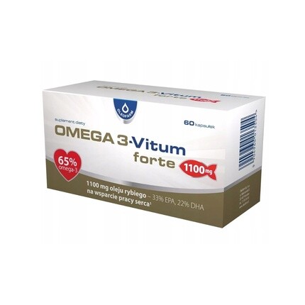 Omega 3-Vitum Forte 60 капсул - Пищевая добавка Омега-3 Oleofarm
Omega 3-Vitum Forte 60 капсул - Пищевая добавка Омега-3 Oleofarm