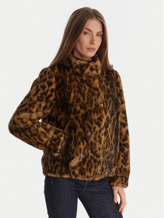 Меховое пальто regular fit W5BL65 W3900 Guess, коричневый
Меховое пальто regular fit W5BL65 W3900 Guess, коричневый