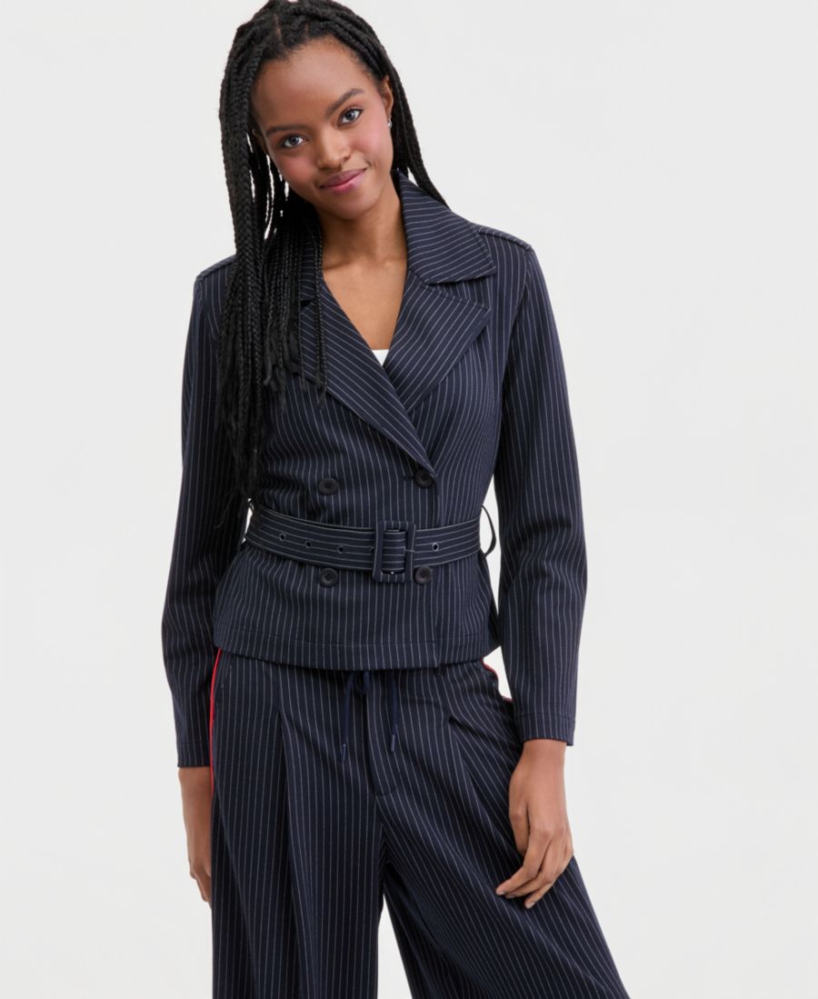 Женский укороченный тренч Liverpool Los Angeles, Deep Midnight Stripe
Женский укороченный тренч Liverpool Los Angeles, Deep Midnight Stripe