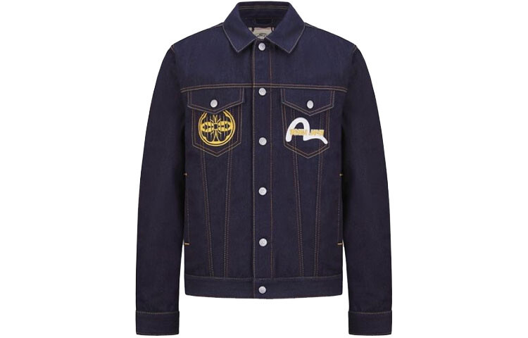 Джинсовая куртка мужская темно-синяя Evisu, темно-синий
Джинсовая куртка мужская темно-синяя Evisu, темно-синий