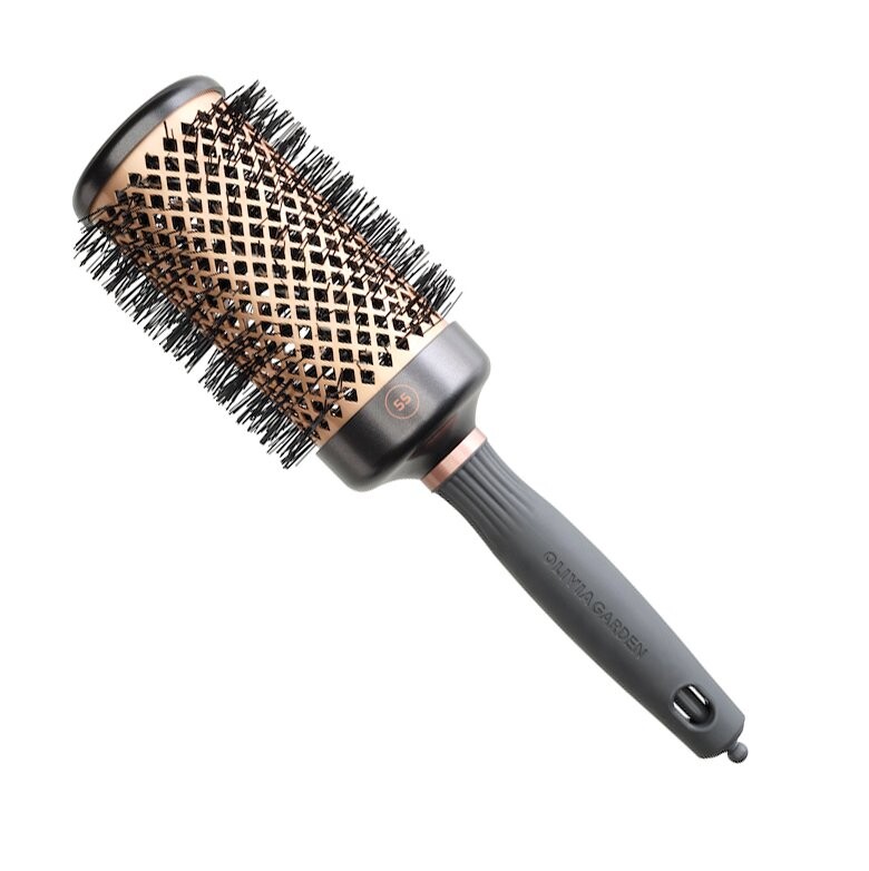 Olivia Garden Expert Blowout Heat Brush, керамическая щетка с ионизацией для сушки волос, 55 мм
Olivia Garden Expert Blowout Heat Brush, керамическая щетка с ионизацией для сушки волос, 55 мм