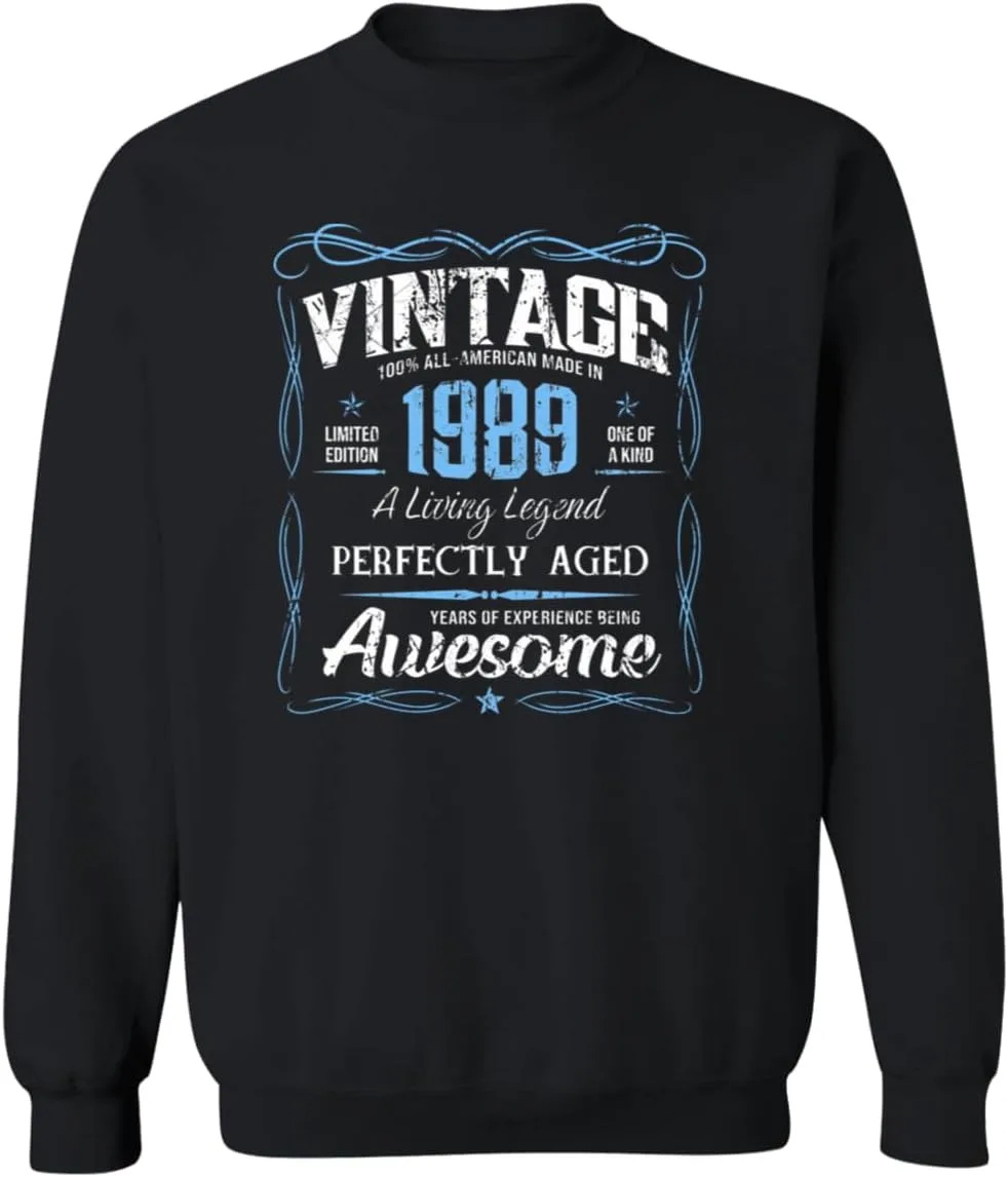 Классический свитшот с принтом "С днем рождения 1989" ICONDENIM
Классический свитшот с принтом "С днем рождения 1989" ICONDENIM