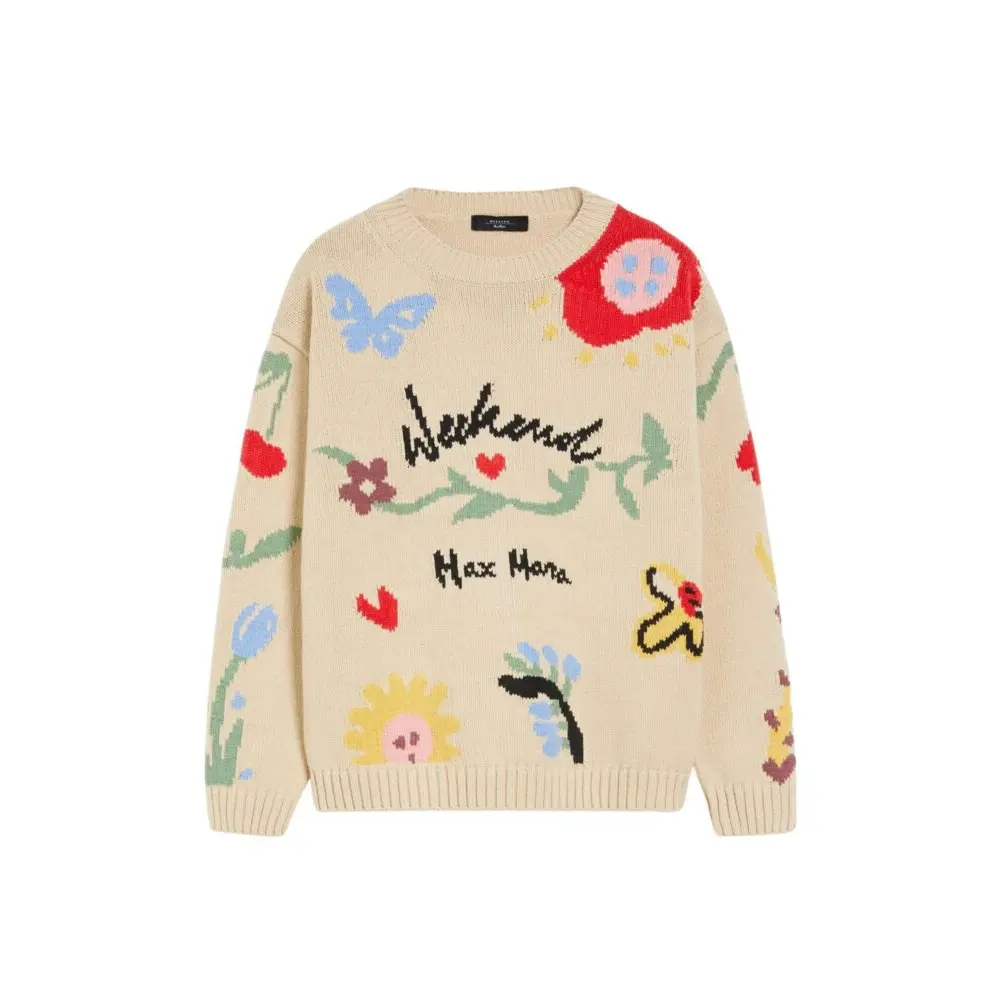 WEEKEND MaxMara Zingaro Collection хлопковый свитер женский бежевый
WEEKEND MaxMara Zingaro Collection хлопковый свитер женский бежевый