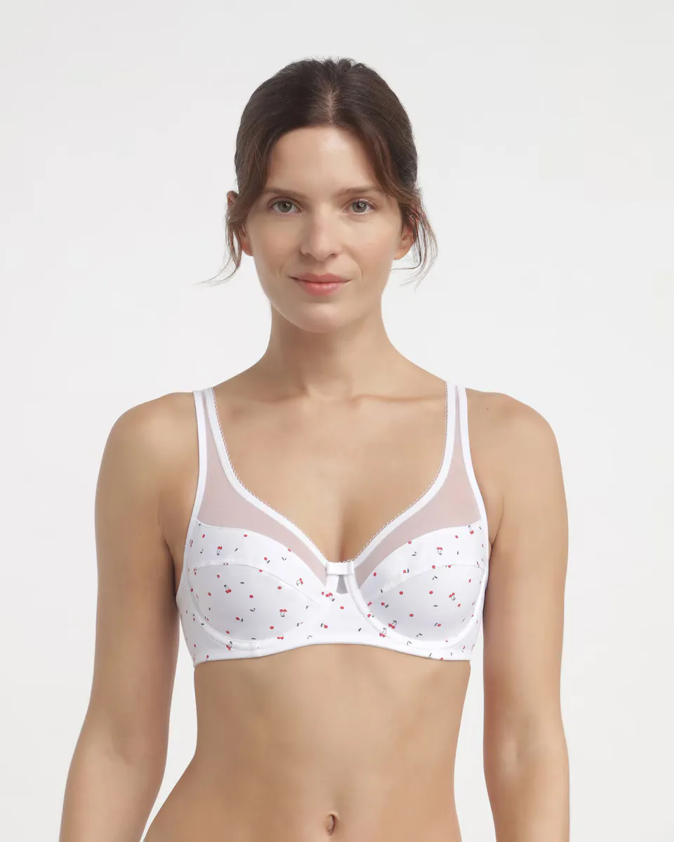 Щедрый бюстгальтер на косточках с фатином Dim, белый
Щедрый бюстгальтер на косточках с фатином Dim, белый