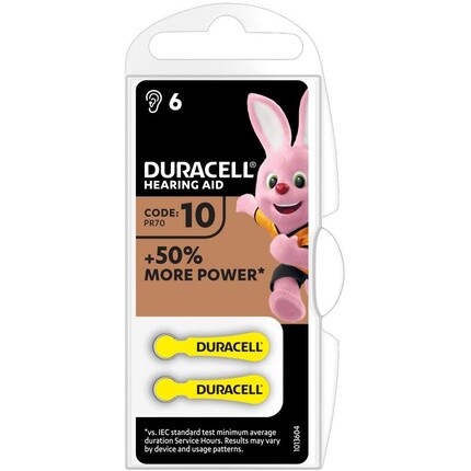 Батарея для слухового аппарата Duracell Easy Tab 230
Батарея для слухового аппарата Duracell Easy Tab 230