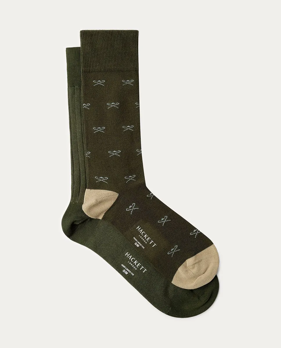 Набор из двух мужских носков с логотипом Icon Hackett, зеленый
Набор из двух мужских носков с логотипом Icon Hackett, зеленый