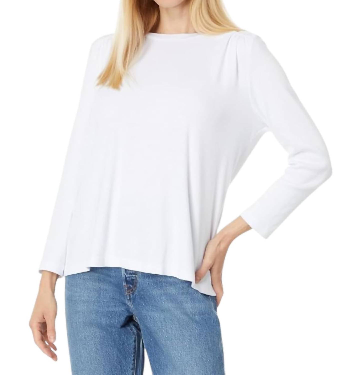 Футболка Shelby Ruched белого цвета Michael Stars
Футболка Shelby Ruched белого цвета Michael Stars