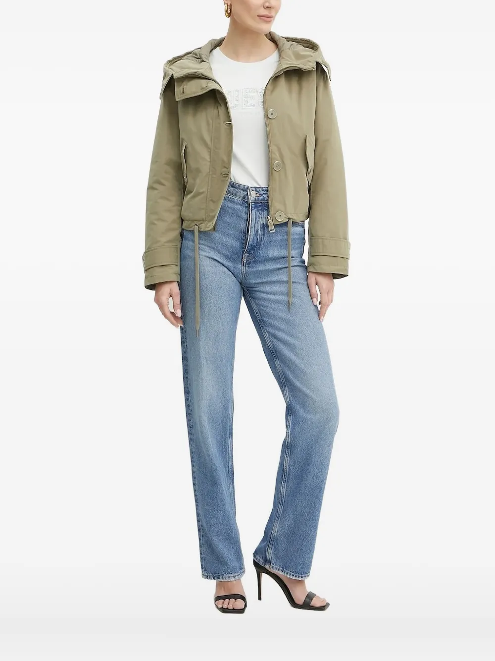 Куртка-пуховик с капюшоном и застежкой на пуговицы GUESS USA, зеленый
Куртка-пуховик с капюшоном и застежкой на пуговицы GUESS USA, зеленый