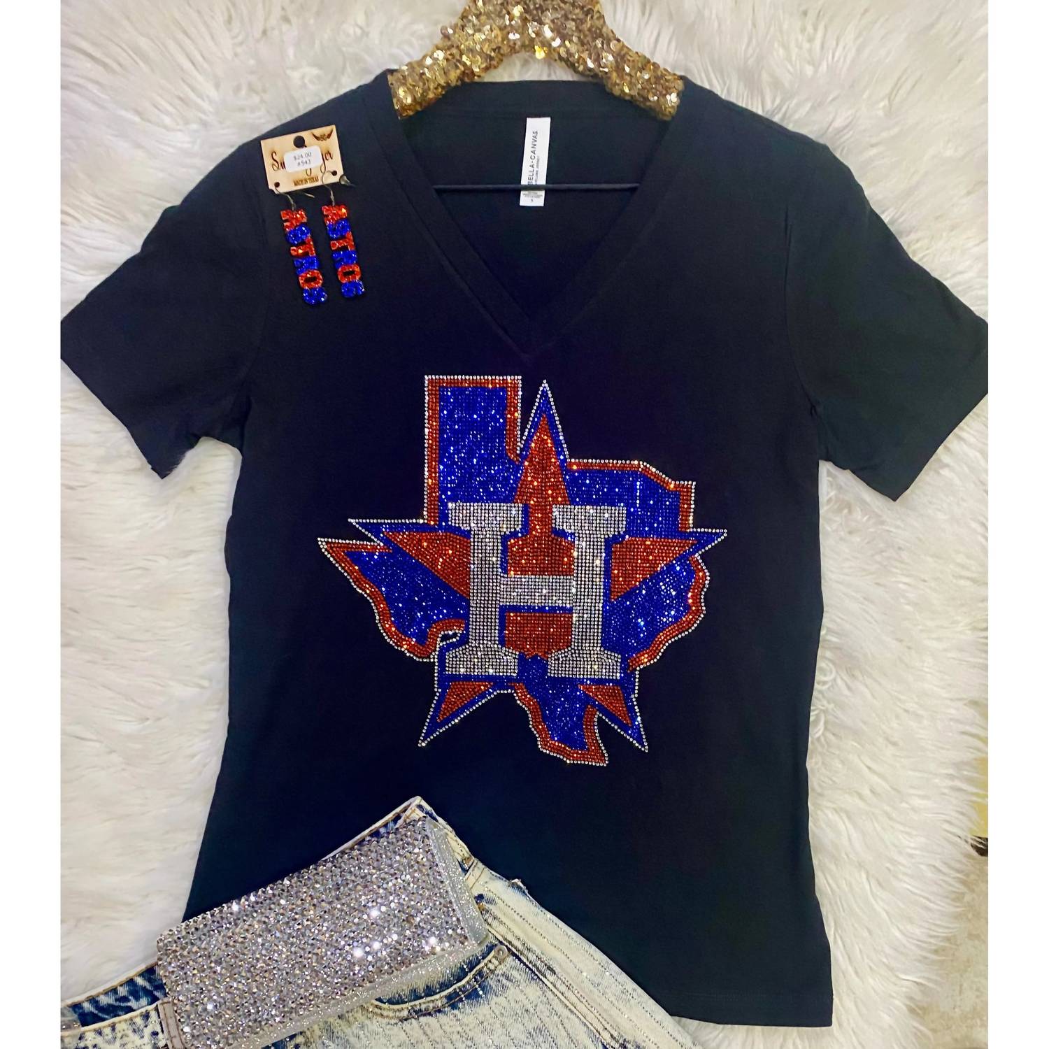 Футболка Texas H с пайетками в черном цвете Crystallized by Sparkle
Футболка Texas H с пайетками в черном цвете Crystallized by Sparkle