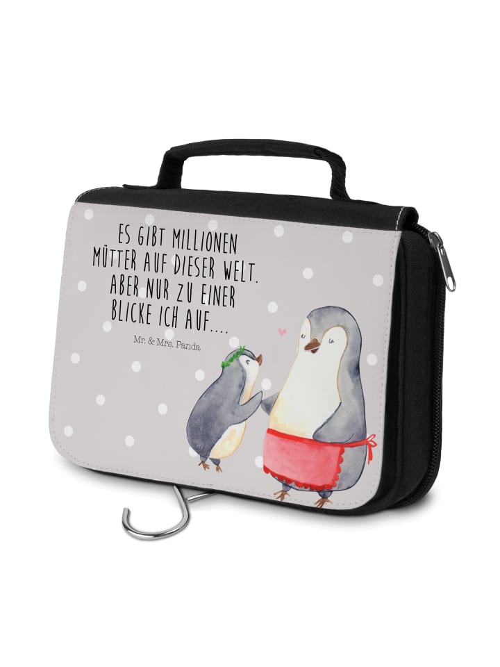 Mr. & Mrs. Panda Косметичка в виде пингвина с изображением ребенка и надписью, пастельно-серого цвета
Mr. & Mrs. Panda Косметичка в виде пингвина с изображением ребенка и надписью, пастельно-серого цвета