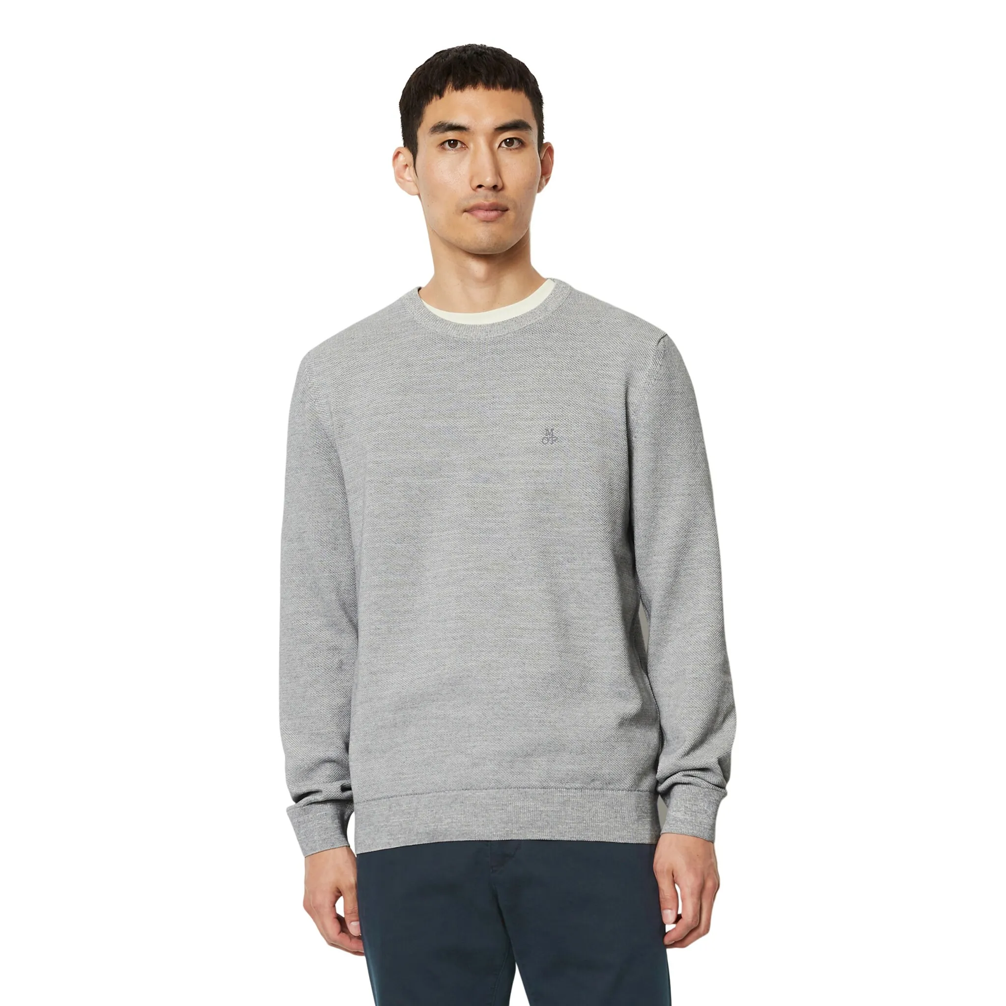 Свитер Marc O'Polo с круглым вырезом, структура пике, серый
Свитер Marc O'Polo с круглым вырезом, структура пике, серый