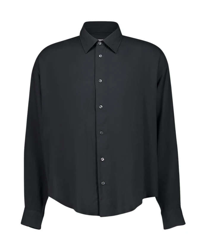 Хлопковая рубашка свободного кроя Ami Paris, серый
Хлопковая рубашка свободного кроя Ami Paris, серый