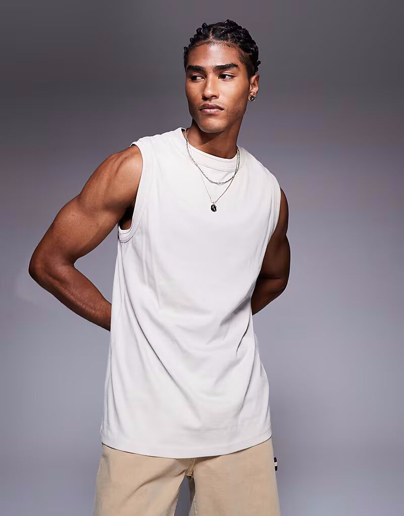 Майка с круглым вырезом ASOS DESIGN цвета «камень»
Майка с круглым вырезом ASOS DESIGN цвета «камень»