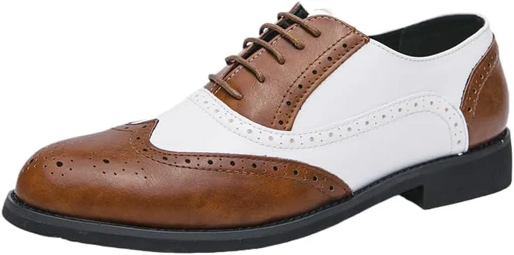 HuitJours Мужские классические черные туфли броги с крыльями, шнуровка, дерби, гэтсби, пром, модные оксфорды, белый
HuitJours Мужские классические черные туфли броги с крыльями, шнуровка, дерби, гэтсби, пром, модные оксфорды, белый