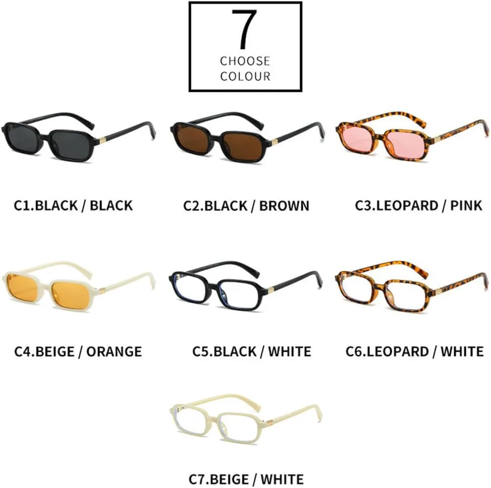 Прямоугольные солнцезащитные очки для женщин в винтажном стиле с защитой от УФ-излучения UV400, модные панк-солнцезащитные очки для мужчин HVTVTLA, Black Tea
Прямоугольные солнцезащитные очки для женщин в винтажном стиле с защитой от УФ-излучения UV400, модные панк-солнцезащитные очки для мужчин HVTVTLA, Black Tea