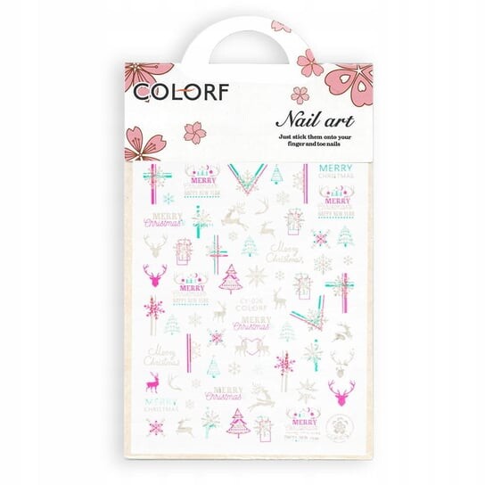 Тонкие самоклеящиеся новогодние наклейки для ногтей Colorf CY-026, AllePaznokcie
Тонкие самоклеящиеся новогодние наклейки для ногтей Colorf CY-026, AllePaznokcie