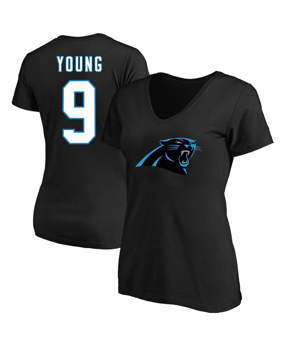 Женская фирменная футболка Bryce Young Black Carolina Panthers размера плюс с именем и номером игрока с v-образным вырезом Fanatics, черный
Женская фирменная футболка Bryce Young Black Carolina Panthers размера плюс с именем и номером игрока с v-образным вырезом Fanatics, черный