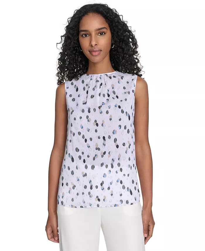 Женская блузка без рукавов с принтом Calvin Klein, белый
Женская блузка без рукавов с принтом Calvin Klein, белый