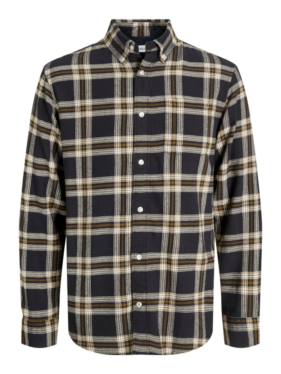 Рубашка на пуговицах Comfort fit Jack & Jones Plus JJECLASSIC, черный
Рубашка на пуговицах Comfort fit Jack & Jones Plus JJECLASSIC, черный