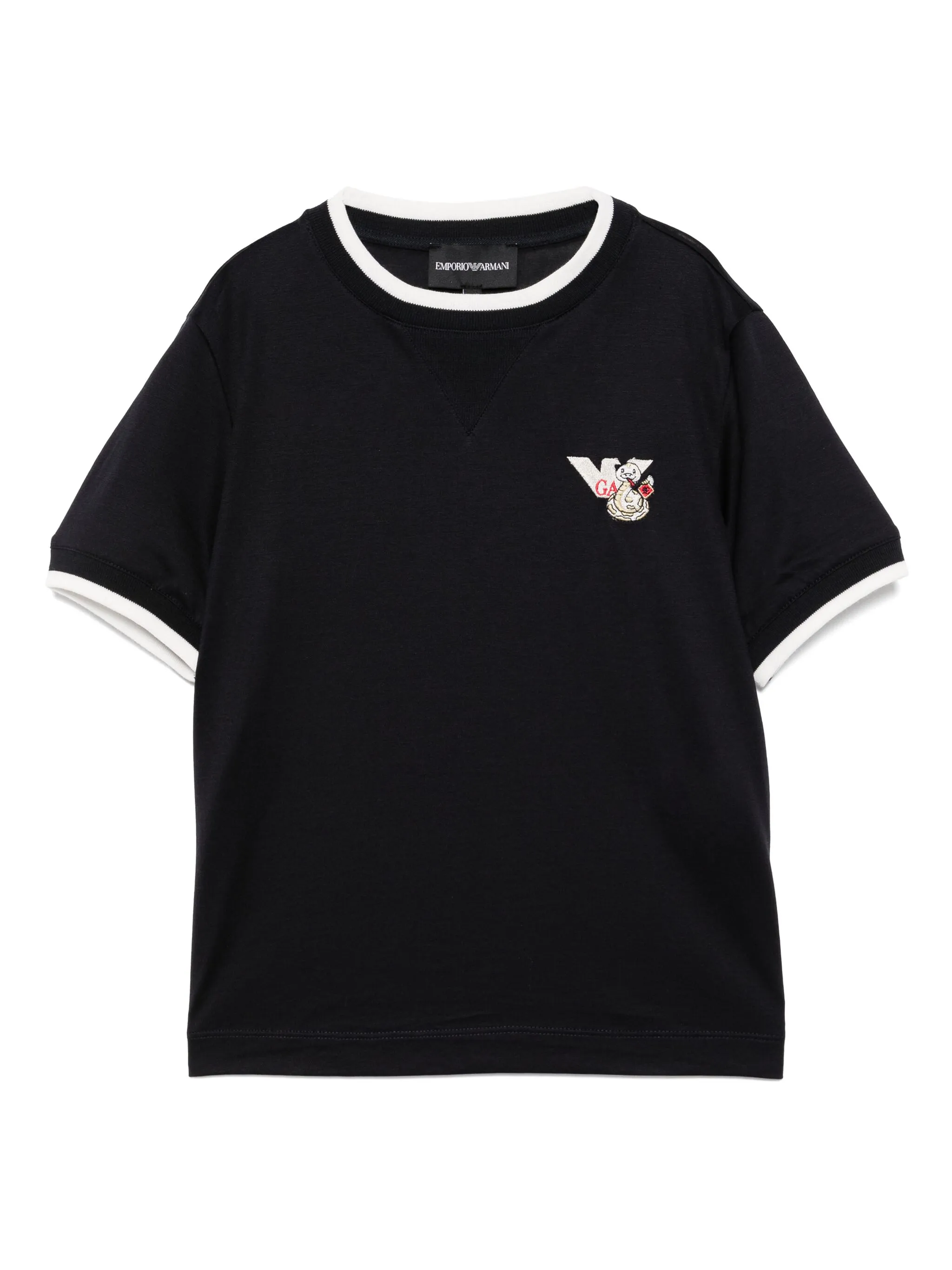 Футболка с вышитым логотипом Emporio Armani Kids, синий
Футболка с вышитым логотипом Emporio Armani Kids, синий