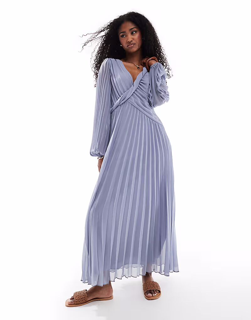 Платье миди с запахом спереди и складками ASOS DESIGN темно-синего цвета
Платье миди с запахом спереди и складками ASOS DESIGN темно-синего цвета