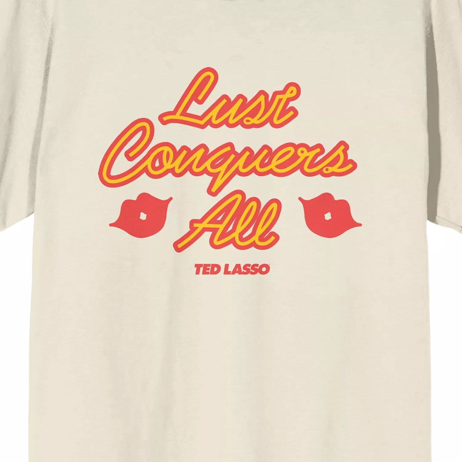 Мужская футболка Ted Lasso Lust Conquers All Licensed Character
Мужская футболка Ted Lasso Lust Conquers All Licensed Character