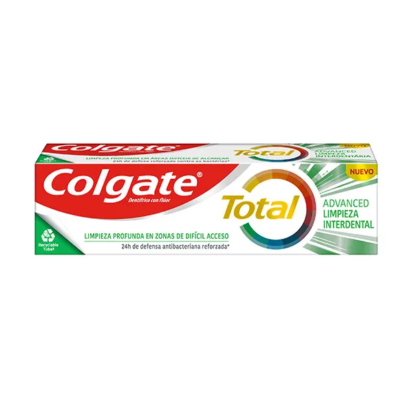 Зубная паста, обеспечивающая глубокую очистку Total Advanced Limpieza Interdental Colgate, 75 ml
Зубная паста, обеспечивающая глубокую очистку Total Advanced Limpieza Interdental Colgate, 75 ml