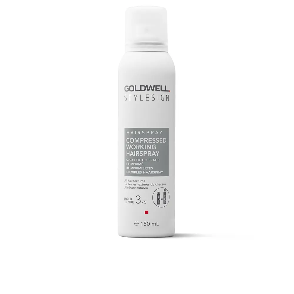 Лак для волос Stylesign hairsprays compressed working hairspray Goldwell, 150 мл. 
Лак для волос Stylesign hairsprays compressed working hairspray Goldwell, 150 мл.
