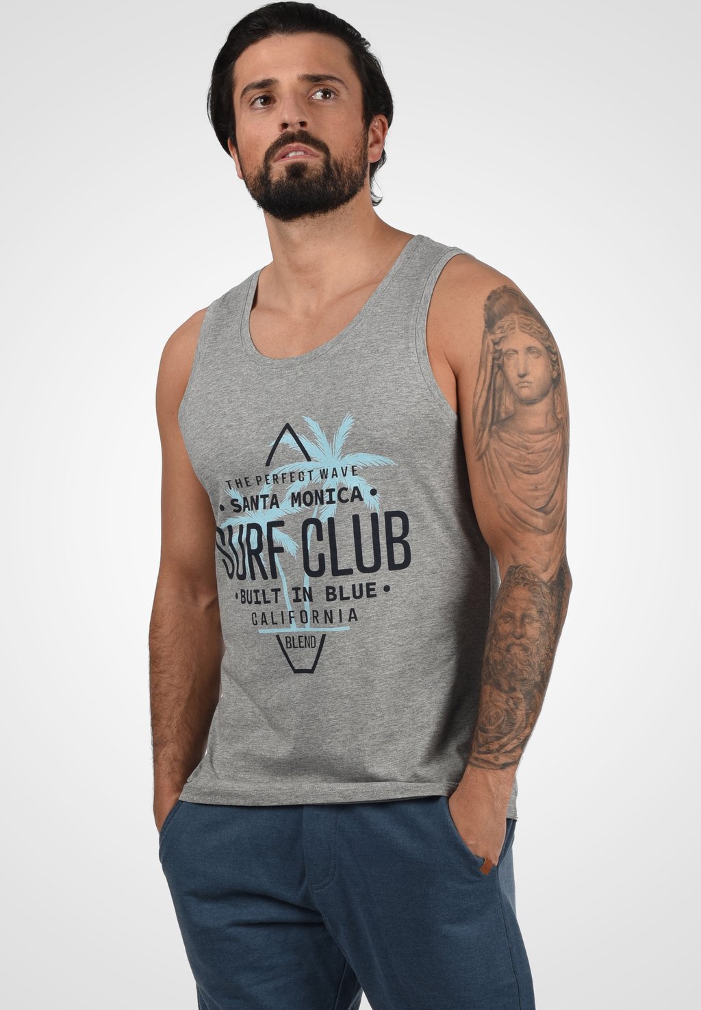 Майка BHCALI Blend, светло-серый
Майка BHCALI Blend, светло-серый