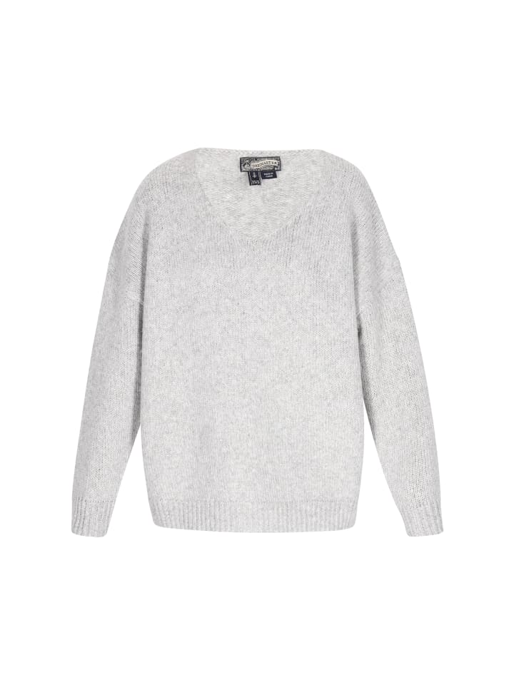 Женский свитер серого меланжа DreiMaster Vintage
Женский свитер серого меланжа DreiMaster Vintage