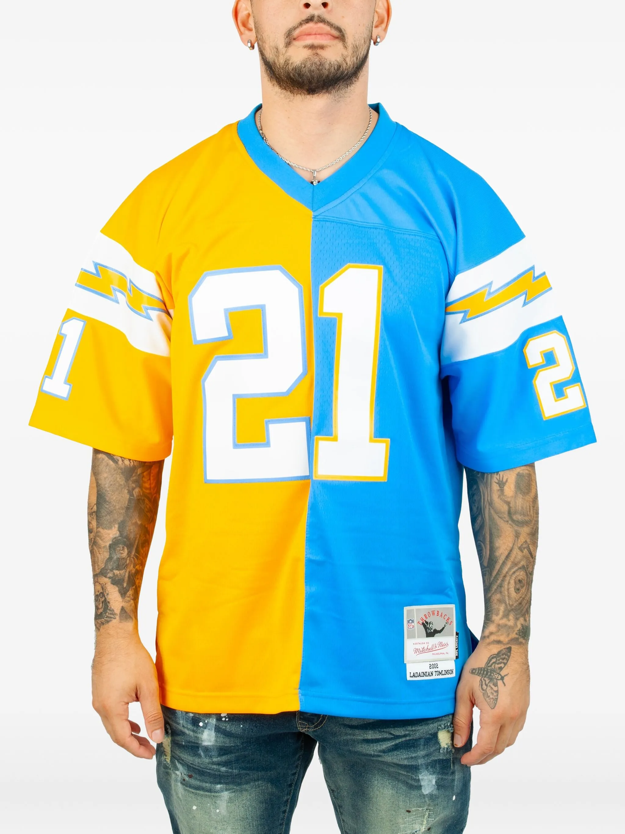 Футболка Split Legacy Jersey NBA SD Chargers 2002 Ladainian Tomlinson Mitchell & Ness, синий
Футболка Split Legacy Jersey NBA SD Chargers 2002 Ladainian Tomlinson Mitchell & Ness, синий